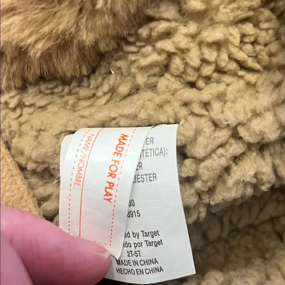 Target Fuzzy Brown Kids Hat